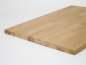 Preview: Massivholzplatte Leimholzplatte Eiche A/B 26mm, 2.5-3 m, KGZ keilgezinkte Lamellen, DIY angepasst